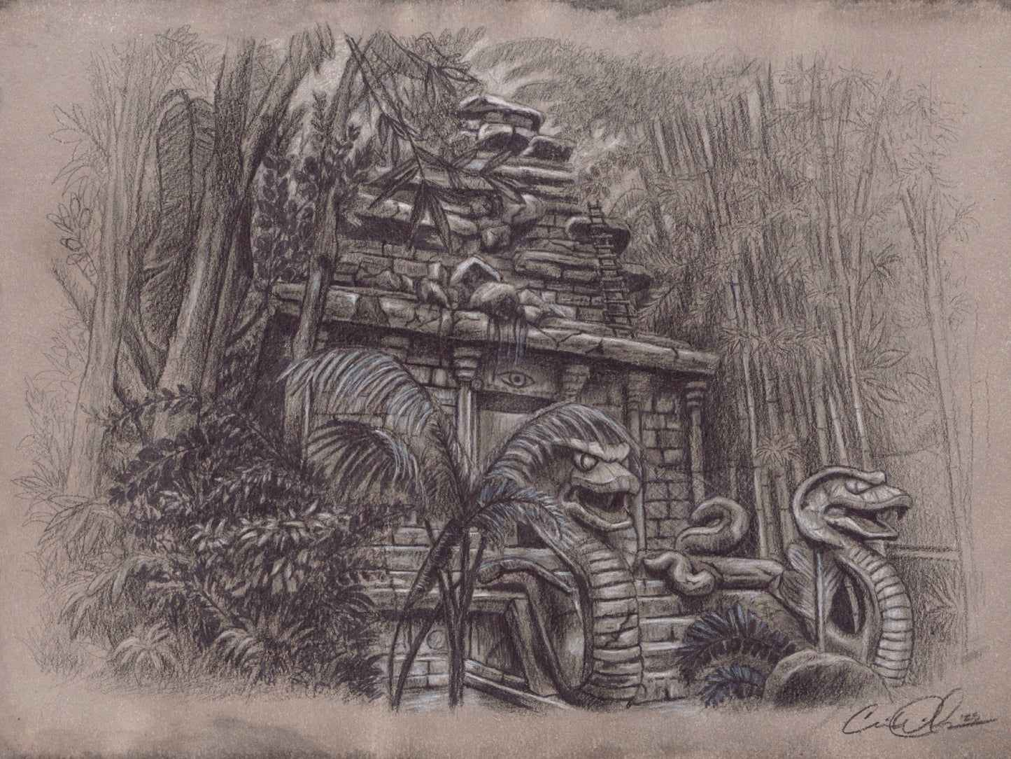 Temple of the Forbidden Eye 2 (Print)