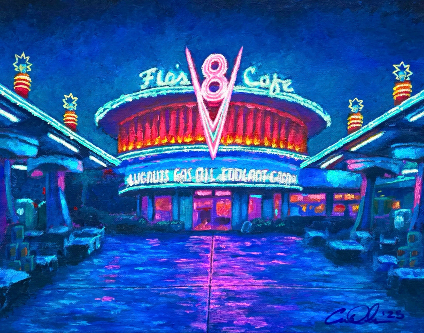 Flo's V8 Cafe (Print)